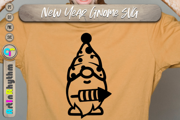 Happy New Year Gnome Svg Review