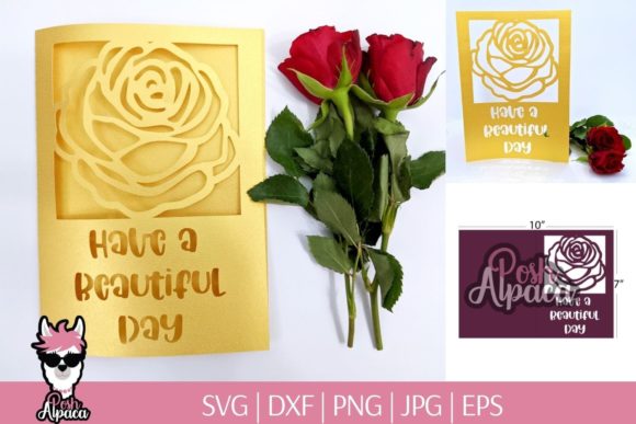 Have a Beautiful Day SVG, Greeting Card