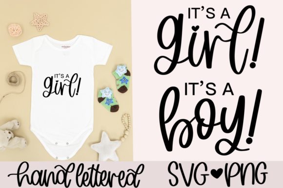 It's a Boy SVG, It's a Girl SVG