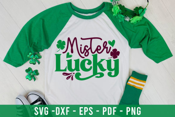 Mister Lucky St Patrick's Day SVG